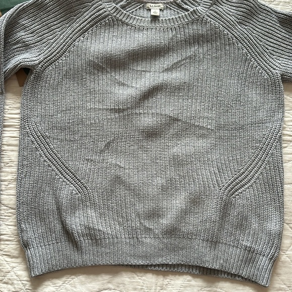 LL Bean Rib Knit Sweater - Picture 3 of 9